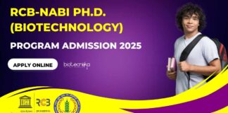 RCB-NABI PhD Admission 2025 -