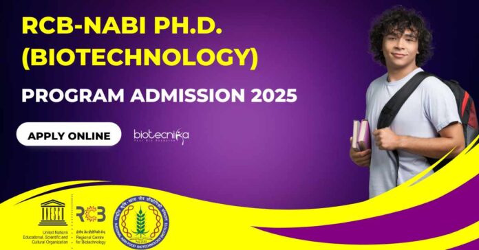 RCB-NABI PhD Admission 2025 -