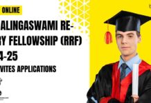 Ramalingaswami Re-entry Fellowship (RRF) 2024-25 – DBT Invites Applications Ramalingaswami Re-entry Fellowship (RRF) 2024-25
