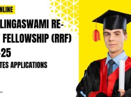 Ramalingaswami Re-entry Fellowship (RRF) 2024-25