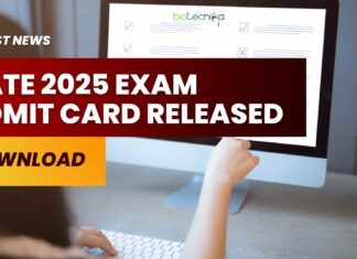 GATE 2025 Exam Admit Card Available For Download – LOGIN Now! GATE 2025 Exam Admit Card Available For Download - LOGIN Now! 2025