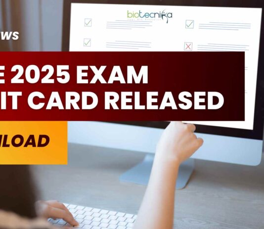 GATE 2025 Exam Admit Card Available For Download - LOGIN Now! 2025