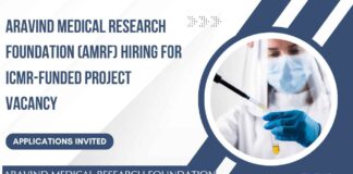 AMRF Madurai Project Vacancy