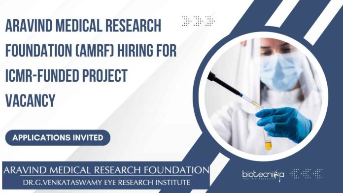 AMRF Madurai Project Vacancy