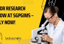 Junior Research Fellow at SGPGIMS – Apply Now! SGPGIMS Research Fellow Vacancy