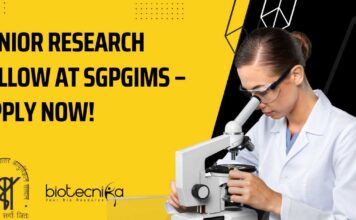 SGPGIMS Research Fellow Vacancy