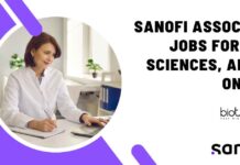 Sanofi Associate Jobs For Life Sciences, Apply Online Sanofi Associate Jobs