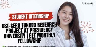Student Intern at Presidency University