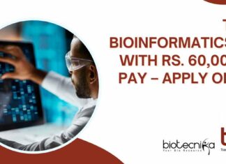 THSTI Bioinformatics Job With Rs. 60,000 pm Pay – Apply Online THSTI Bioinformatics Job Opening