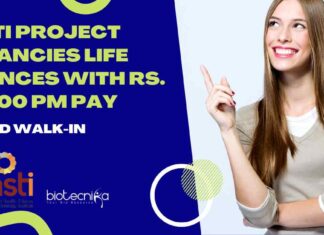 THSTI Project Vacancies Life Sciences With Rs. 58,000 pm Pay, Attend Walk-In THSTI Life Science Projects Openings