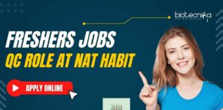 Freshers QC Microbiology Jobs at Nat Habit