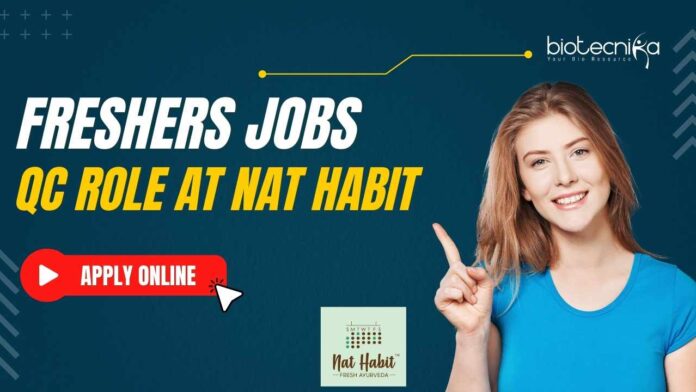Freshers QC Microbiology Jobs at Nat Habit