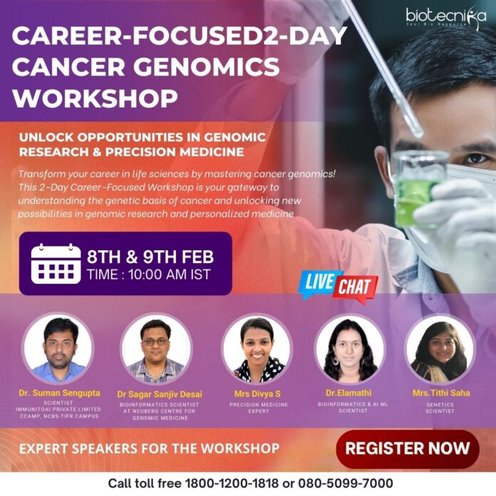 Career-Focused Workshop On Cancer Genomics: 2-Day Genomic Research & Precision Medicine Deep Dive New