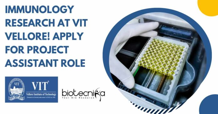 Research Jobs at VIT Vellore!