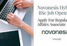 Novonesis Regulatory Affairs Associate Job For Life Sciences, Apply Online Novonesis Regulatory Affairs Associate Job