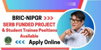 BRIC-NIPGR Project Position & Student Trainee Positions