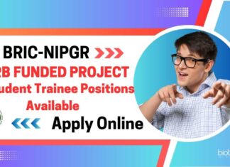 BRIC-NIPGR Project Position & Student Trainee Positions