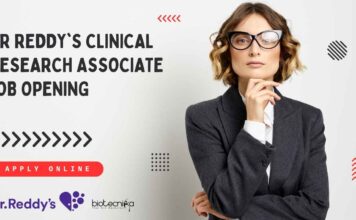 Dr Reddy's Clinical Research Associate Job