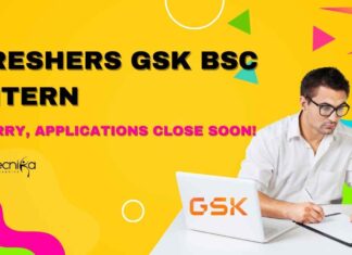 Freshers GSK BSc Intern