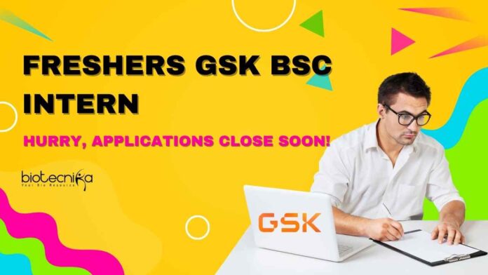 Freshers GSK BSc Intern