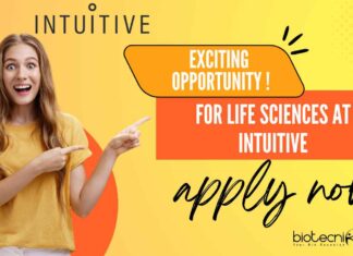BSc Life Science Jobs - Intuitive Hiring, Apply Online