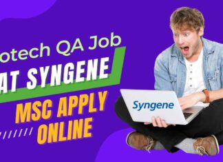 Biotech QA Job at Syngene