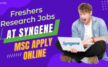 Freshers Research Jobs at Syngene