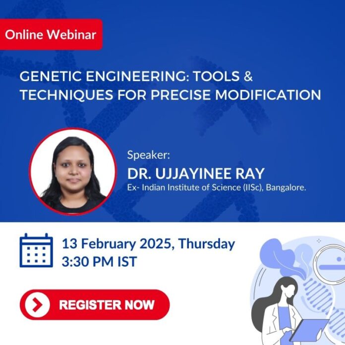 MP Biomedicals FREE Webinar On Genetic Engineering: Tools & Techniques For Precise Modification | Register Now