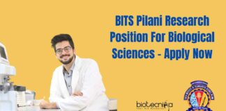 BITS Pilani Research Position