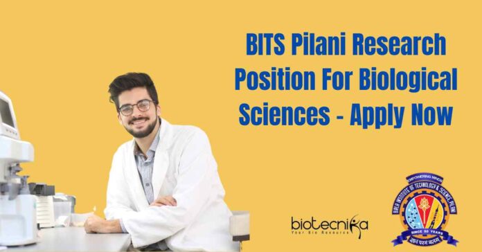 BITS Pilani Research Position