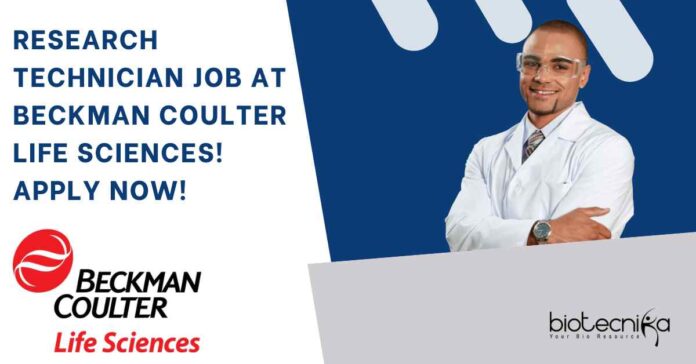 Research Technician Job at Beckman