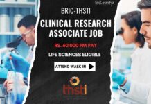 THSTI Clinical Research Associate Job