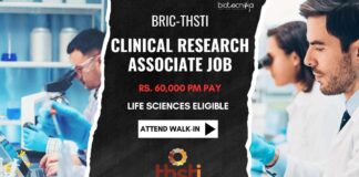 THSTI Clinical Research Associate Job