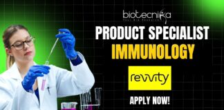 Revvity Product Specialist Job - Immunology Apply Online