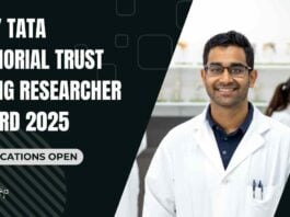 Young Researcher Award 2025, Apply at Lady Tata Memorial