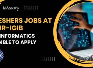 Freshers Bioinformatics Project Jobs at CSIR-IGIB