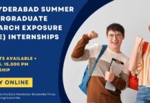 IIT Hyderabad Summer Undergraduate Research Exposure (SURE) Internships 2025 | 250 Slots Available + Up to Rs. 15,000 pm Fellowship IIT Hyderabad SURE Internships 2025