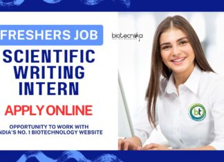 Scientific Writing Intern in Biotech