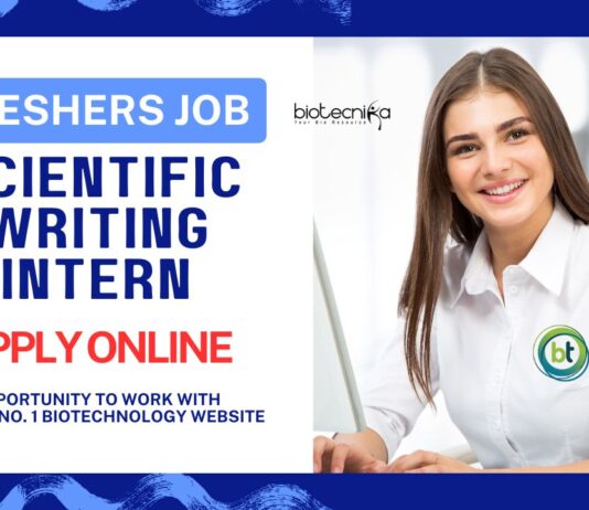 Scientific Writing Intern in Biotech