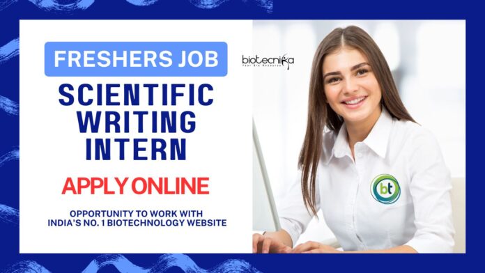 Scientific Writing Intern in Biotech