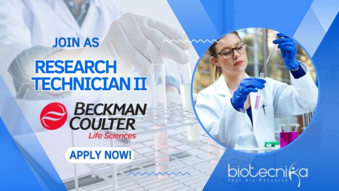 Research Technician at Beckman Coulter