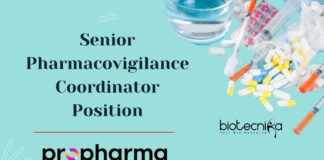 Senior Pharmacovigilance Coordinator Position