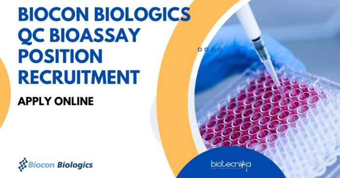 Biocon Biologics QC Jobs