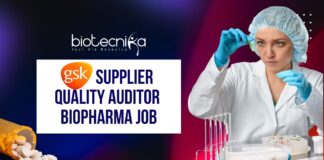 GSK Supplier Quality Auditor