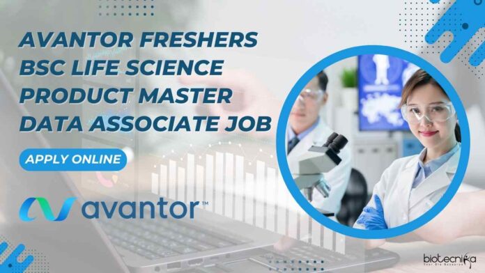 Avantor Freshers BSc Job