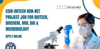 CSIR-IMTECH Non-NET Project Job