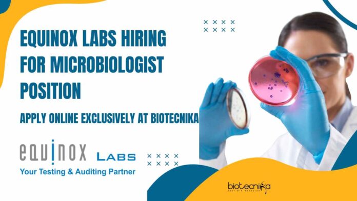 Equinox Labs Microbiology Jobs