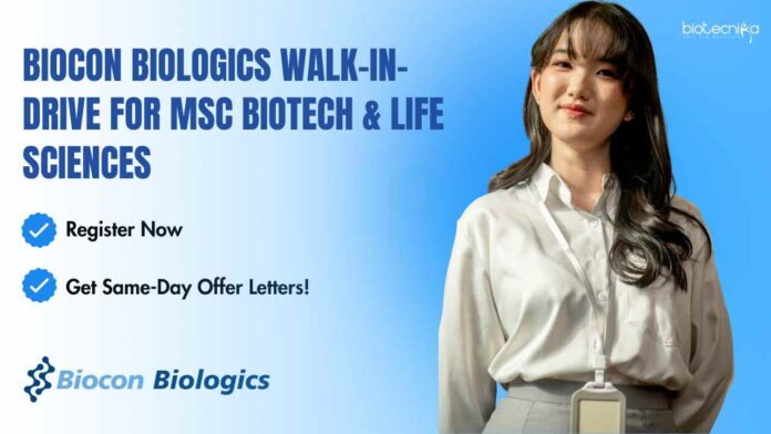 Biocon Biologics Walk-In-Drive Chennai