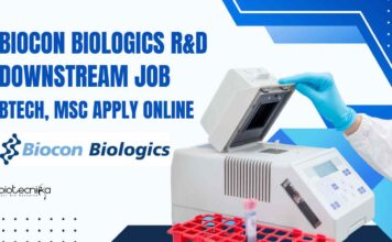 Biocon Biologics R&D Downstream Job