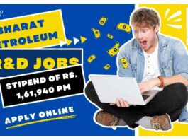 Bharat Petroleum R&D Jobs